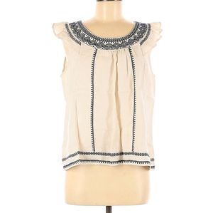 NWOT Linen, Sleevless Blouse